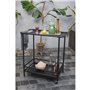 Desserte de jardin - LIVOO - GS163N - 61 x 42 cm - Noir