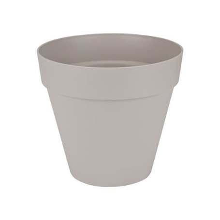 ELHO Pot de fleurs rond Loft Urban - Ø 20 cm - Gris chaud