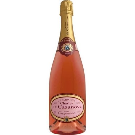 Champagne Charles de Cazanove Cazanova Rosé - 75 cl