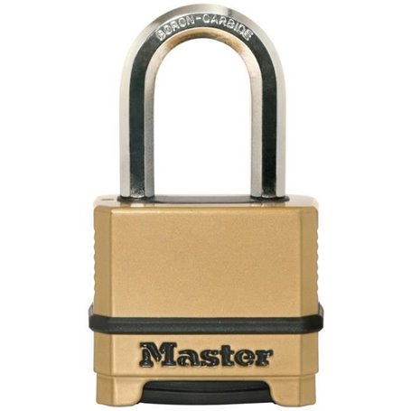 Cadenas Haute Sécurité - MASTER LOCK - M175EURDLF - Combinaison - Zinc - Anse L - Extérieur