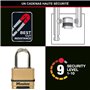 Cadenas Haute Sécurité - MASTER LOCK - M175EURDLF - Combinaison - Zinc - Anse L - Extérieur