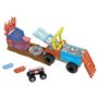 HOT WHEELS Coffret Monster Trucks Arena Smashers Color Shifters - Véhicule De Secours 5 alarm