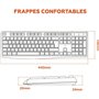 Clavier sans fil - MOBILITY LAB - Deluxe - AZERTY - Noir