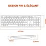 Clavier sans fil - MOBILITY LAB - Premium - AZERTY - Noir