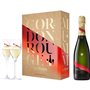 Coffret Champagne Craft Mumm Cordon Rouge + 2 flûtes