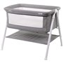 Berceau bébé NANIA HILLARY - Des la naissance - 9 Kg max - Matelas 3cm d'épaisseur inclus - Espace de rangement sous le berceau