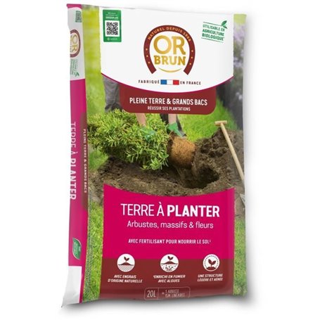 Terre a planter - OR BRUN - OBRTAP20N - 20 L