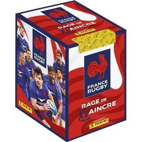 Boite de 36 pochettes de stickers et cartes RUGBY EDF - PANINI