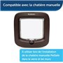 Adaptateur d'installation pour chatiere PETSAFE  PPA19-16811 - Brun