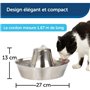 Fontaine - PETSAFE - SEASIDE - Inox - 1,8 L