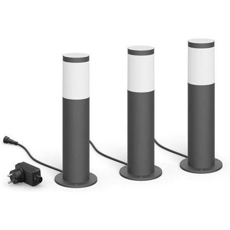 Pack de 3 bornes extérieures PHILIPS Garden Link - Basse tension - 24W