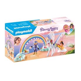 PLAYMOBIL - Princess Magic - Cheval ailé a décorer avec princesse