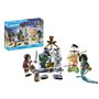 PLAYMOBIL - Pirate avec trésor - Pirates - Monstre homme serpent - Canon - 55 pieces - Des 4 ans