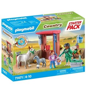 PLAYMOBIL 71471 Vétérinaire avec animaux de la ferme