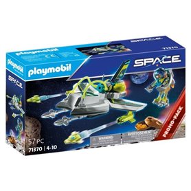 PLAYMOBIL Spationaute et drone - Space - Avec projectiles - Des 4 ans