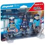 PLAYMOBIL - 70669 - Police Equipe de policiers - Bleu - Mixte - 4 ans et plus