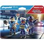 PLAYMOBIL - 70669 - Police Equipe de policiers - Bleu - Mixte - 4 ans et plus