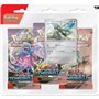 Pokémon Coffret Tripack 3 Boosters EV05 Ecarlate et Violet - Forces Temporelles : Mélo ou Motorizard - modele aléatoire