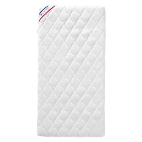 Matelas Bébé Parfait - 60x120x10 cm - 2 Faces : Été / Hiver - Déhoussable - Anti Acarien