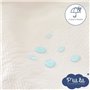 Lot de 2 Protege Matelas Bébé Anti Acariens P'TIT LIT - Bouclette 100% coton - Imperméable - 50x85 cm