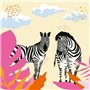CreArt Zebre 20x20 cm - format carré - Peinture par numéros  Des 12 ans  Ravensburger - 23666