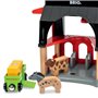 BRIO World - 36012 - Grange des animaux - Accessoire pour circuit de train en bois - Jouet pour garçons et filles des 3 