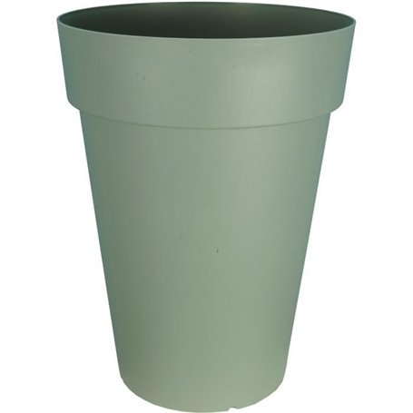 Bac a fleurs RIVIERA SOLEILLA - Plastique - Hauteur 53 cm - Vert argile