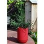 RIVIERA -  pot de fleurs Tulipe - granit D40 - rouge