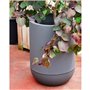 RIVIERA -  pot de fleurs Tulipe - granit D40 - gris