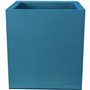 Bac a fleurs carré RIVIERA GRANIT - Plastique - 40x40 cm - Bleu