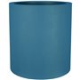 Bac a fleurs rond RIVIERA GRANIT - Plastique - Diametre 50 cm - Bleu