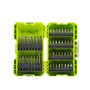 Coffret antichocs empilable RYOBI 48 embouts de vissage mixtes - porte-embouts RAK48SSD