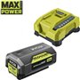 Batterie RYOBI 36V LithiumPlus 4.0 Ah - 1 chargeur rapide RY36BC60A-140