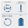 Perceuse-visseuse a percussion - SCHEPPACH - 20V IXES - Couple 45 Nm - Mandrin 13mm - sans batterie ni chargeur - C-CD45