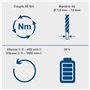 Perceuse-visseuse sans fil - SCHEPPACH - 20V IXES - Couple 60 Nm - Mandrin 13mm - sans batterie ni chargeur - BC-DD60-X