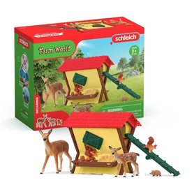Cabane des animaux de la foret