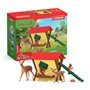 Cabane des animaux de la foret