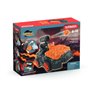 SCHLEICH -  42668   ELDRADOR CREATURES Crashmobile de Lave avec Mini Creature - Coffret voiture avec figurine fantastiqu