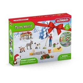 Calendrier de l'avent Farm World - SCHLEICH - 98983 - Laura la fermiere et ses adorables bébés animaux