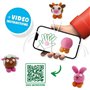 Pâte a modeler FunDo - Animaux de la ferme (3x90gr-1x40gr) - SES CREATIVE - Interactive pour les jeunes enfants.