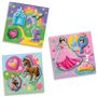 Moulage et peinture - Toiles pour peindre des princesses 3x - Loisirs créatifs - SES CREATIVE - Réaliser 3 peintures de 