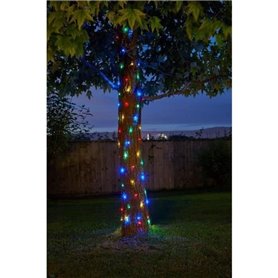 Guirlande solaire d'extérieur Multicolore 100 leds - SMART GARDEN - 11.9m