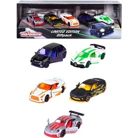 Majorette - Coffret 5 véhicules miniatures dont 2 exclusifs - Color Trace - Edition Limitée