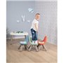 Chaise enfant bleu orage - SMOBY - KID - Anti UV - Max 50 Kg - Fabrication française