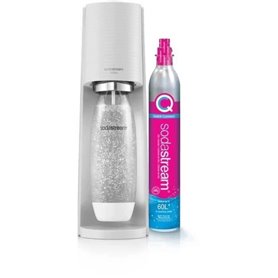 Machine a soda SODASTREAM TERRA Blanche - Cylindre Quick Connect - Bouteille 1L compatible lave-vaisselle