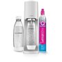 SodaStream TERRA Machine a Eau Pétillante -Pack 2 Bouteilles 1L Compatible Lave-Vaisselle + 1 Recharge de Gaz 60L a Clipser