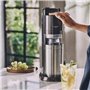 SodaStream DUO Machine a Eau Pétillante-Pack 2 Carafes en Verre 1L+2 Bouteilles 1L +1 Recharge Gaz 60L a Clipser-Noir