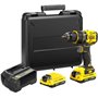 Perceuse visseuse 80 Nm Brushless Lithium 18V - 2 Batteries 2Ah - STANLEY FATMAX V20 - SFMCD720D2K-QW