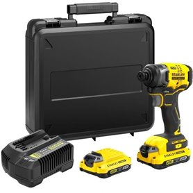 Visseuse a impacts - STANLEY FATMAX V20 - SFMCF810D2K-QW - 170 Nm Brushless - Lithium 18V - 2 Batteries 2Ah