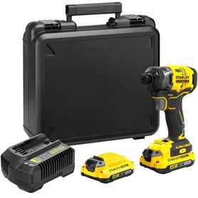 Visseuse a impacts - STANLEY FATMAX V20 - SFMCF820D2K-QW - 190 Nm Brushless - Lithium 18V - 2 Batteries 2Ah